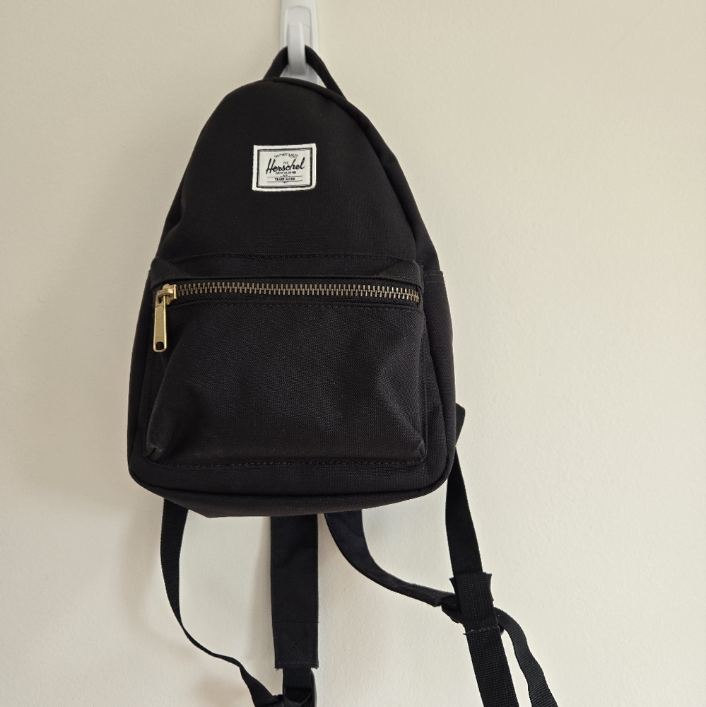 Herschel Suppy Co Canvas Mini Backpack Dark Academia